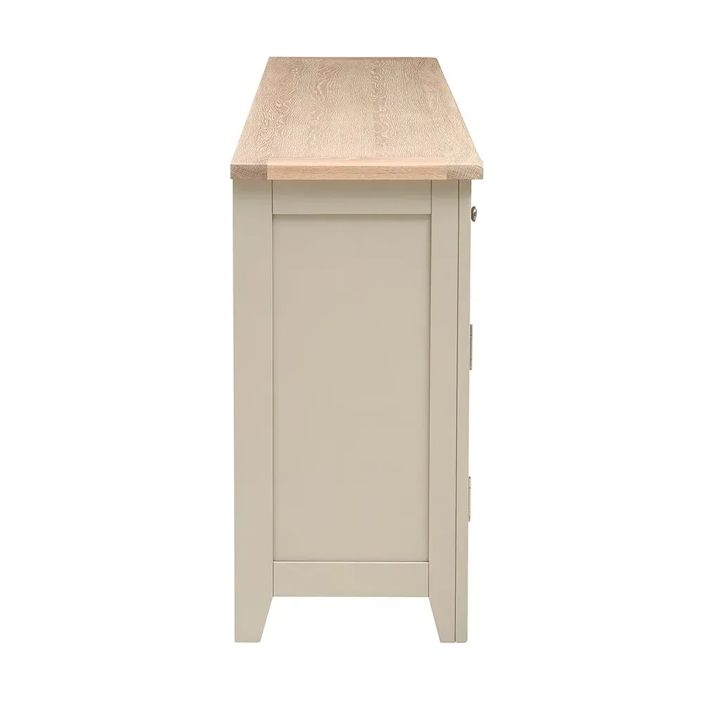 Chester Extra Large Sideboard - Limestone, Oak