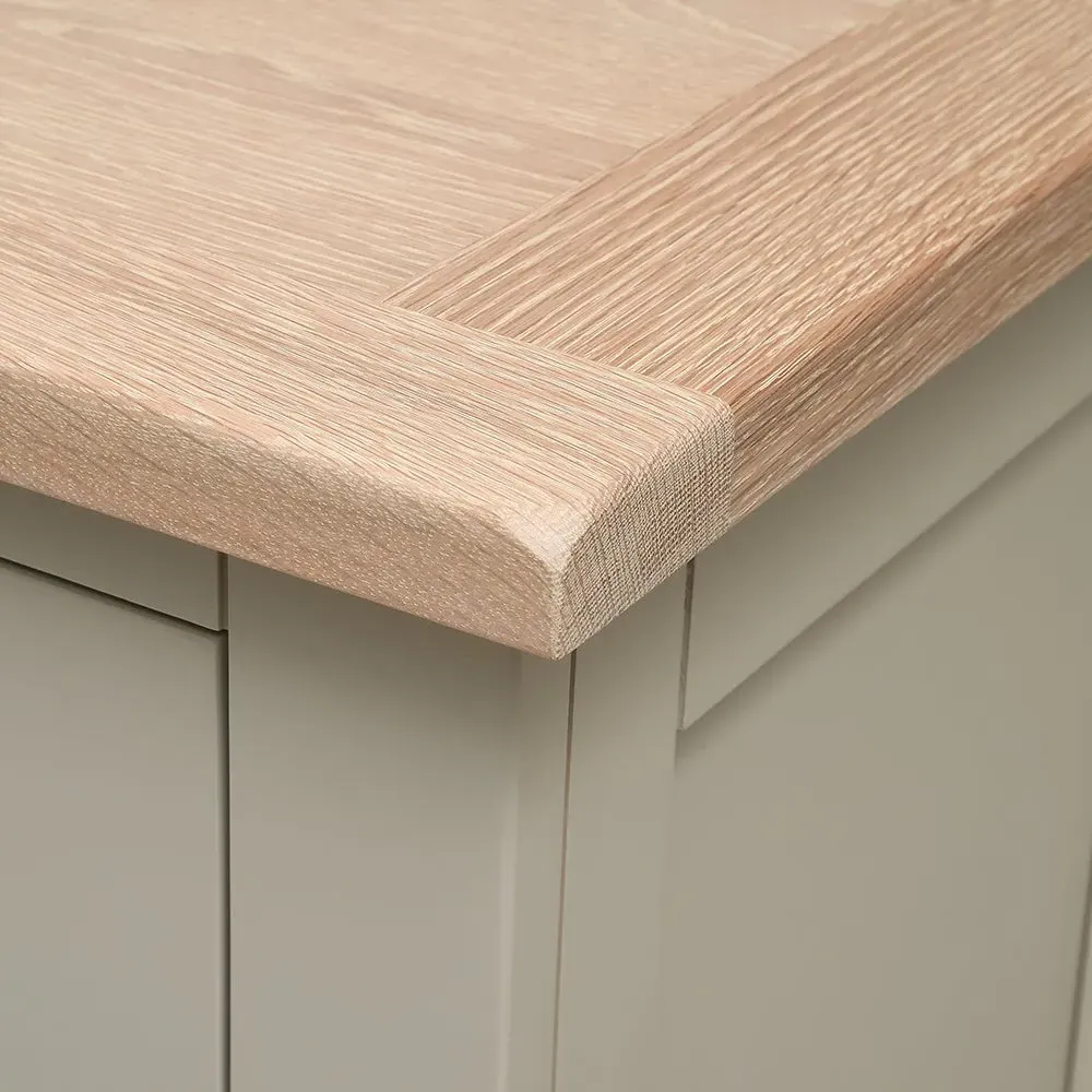 Chester Extra Large Sideboard - Limestone, Oak