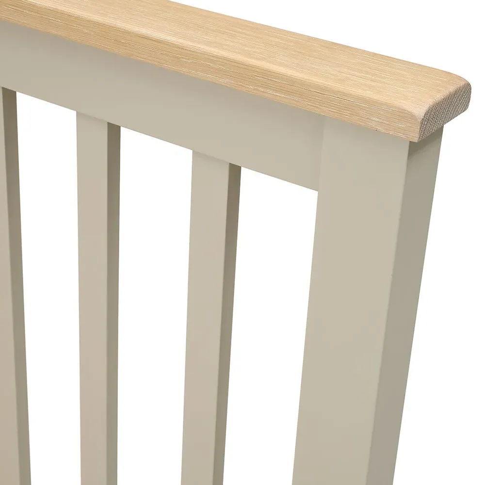 Chester Super King Bed Frame - Limestone