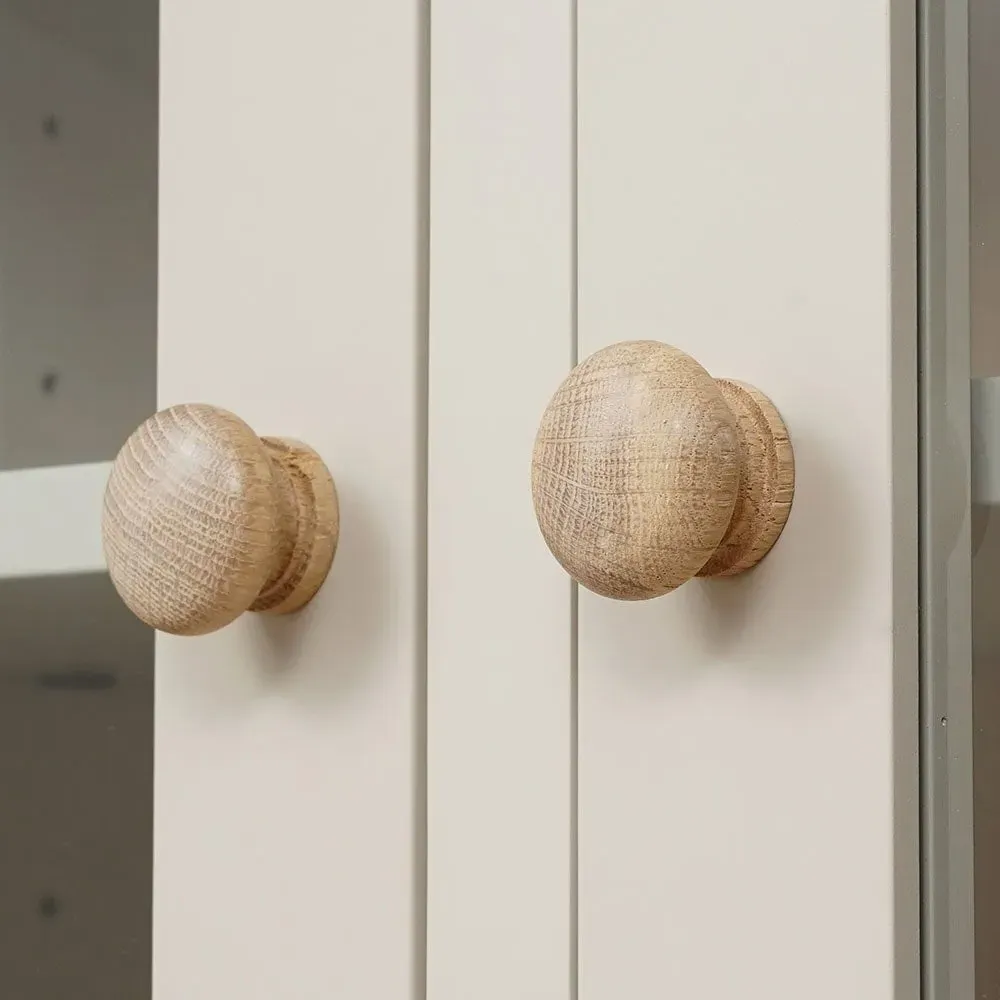 Large Glazed Dresser Top - Limestone, Oak