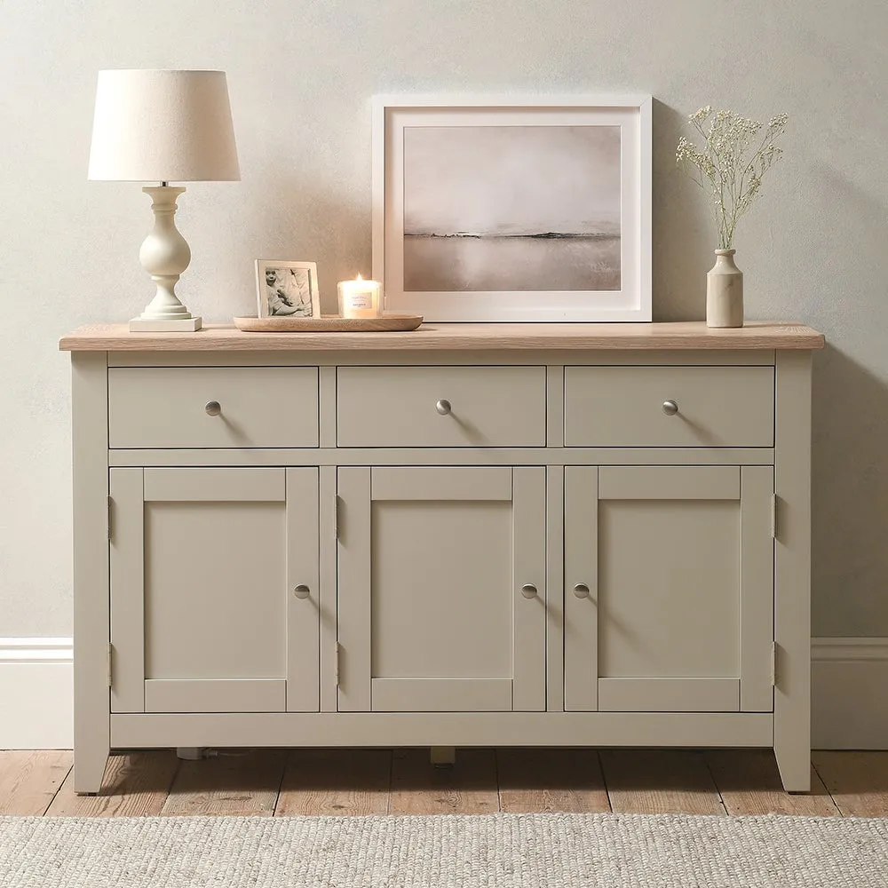 Large Sideboard - Limestone, Oak image