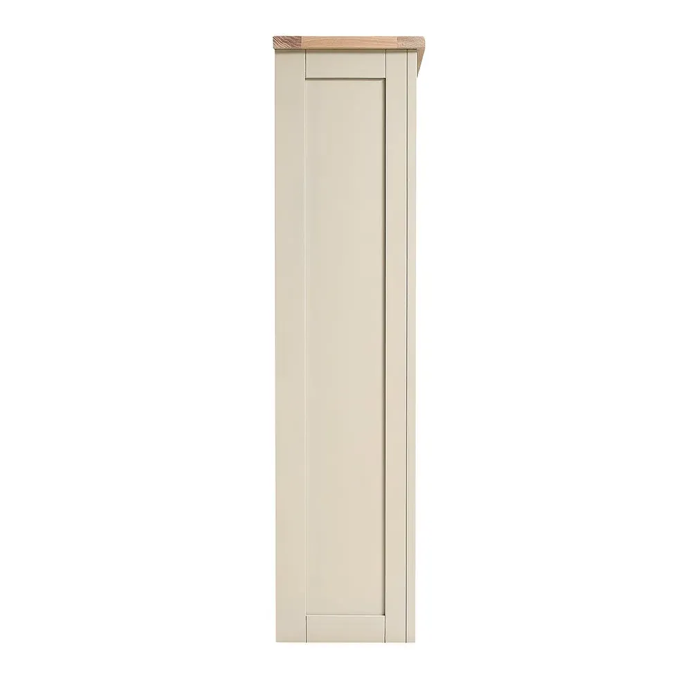 TV Stand Topper with Storage - Limestone, Oak