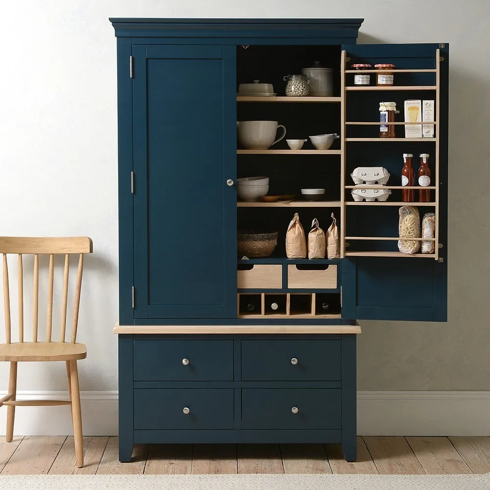 Chester Double Larder - Midnight Blue, Oak image