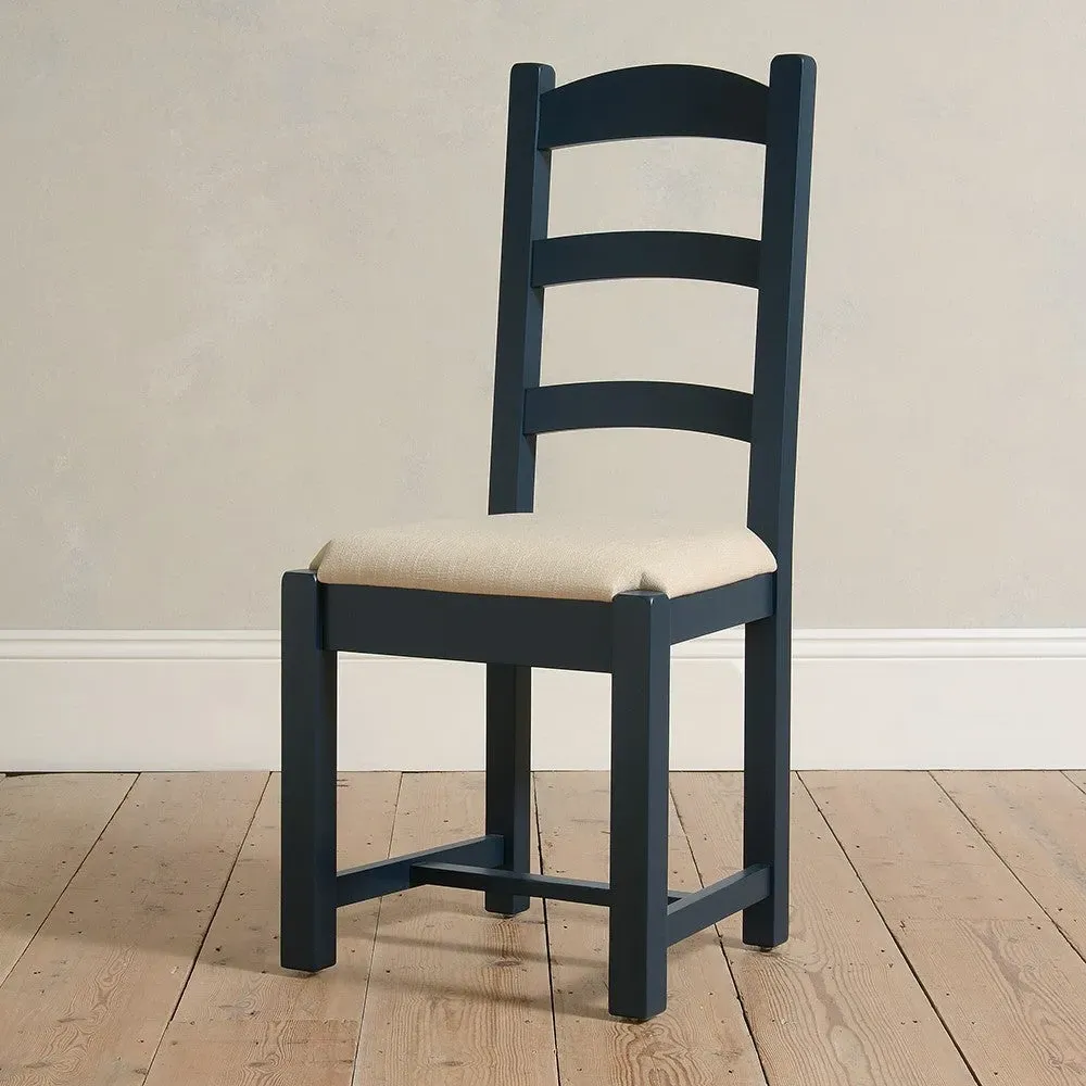Chester Ladderback Dining Chair - Midnight Blue image