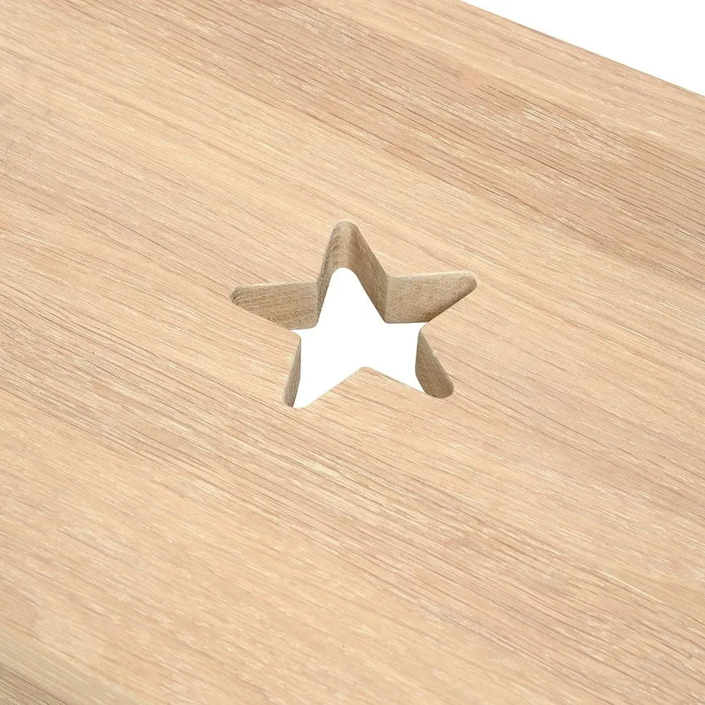 Chester Oak Step Stool - Oak