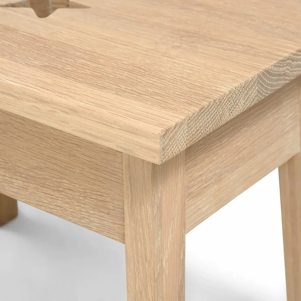 Chester Oak Step Stool - Oak
