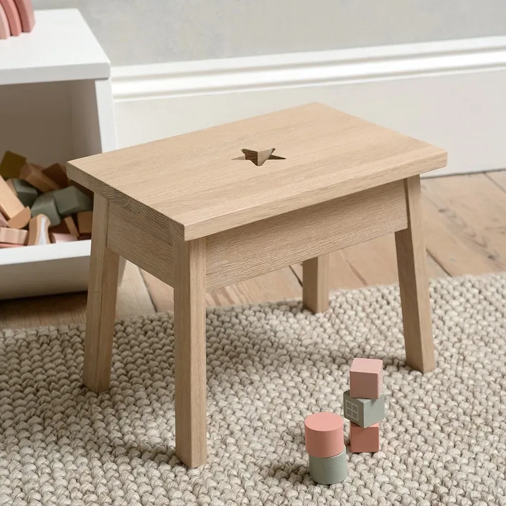 Chester Oak Step Stool - Oak image