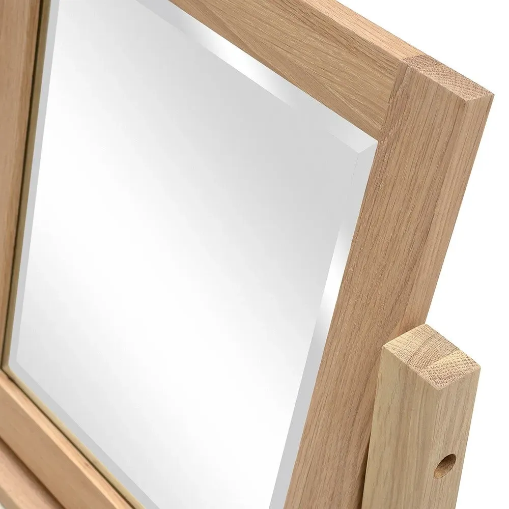 Dressing Table Mirror - Oak