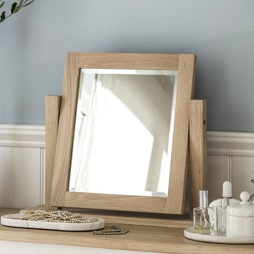 Dressing Table Mirror - Oak