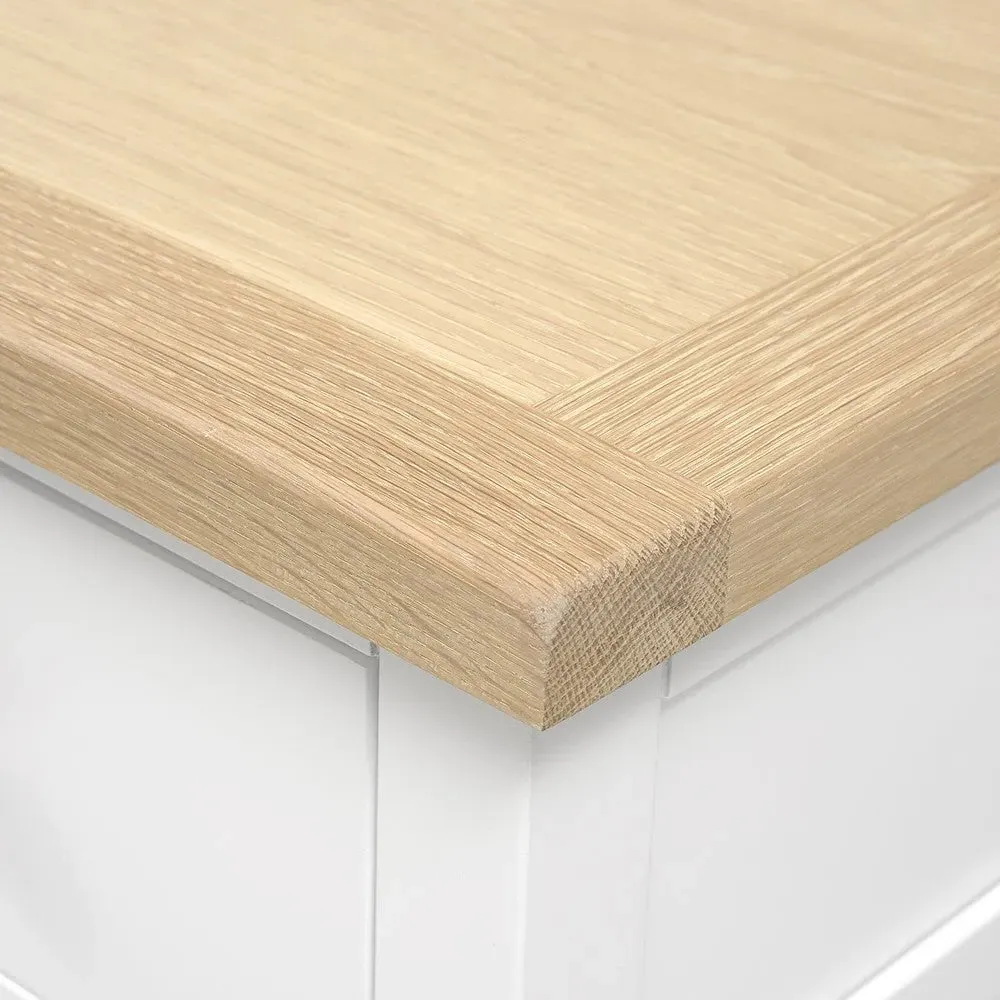 1 Drawer Bedside Table - White