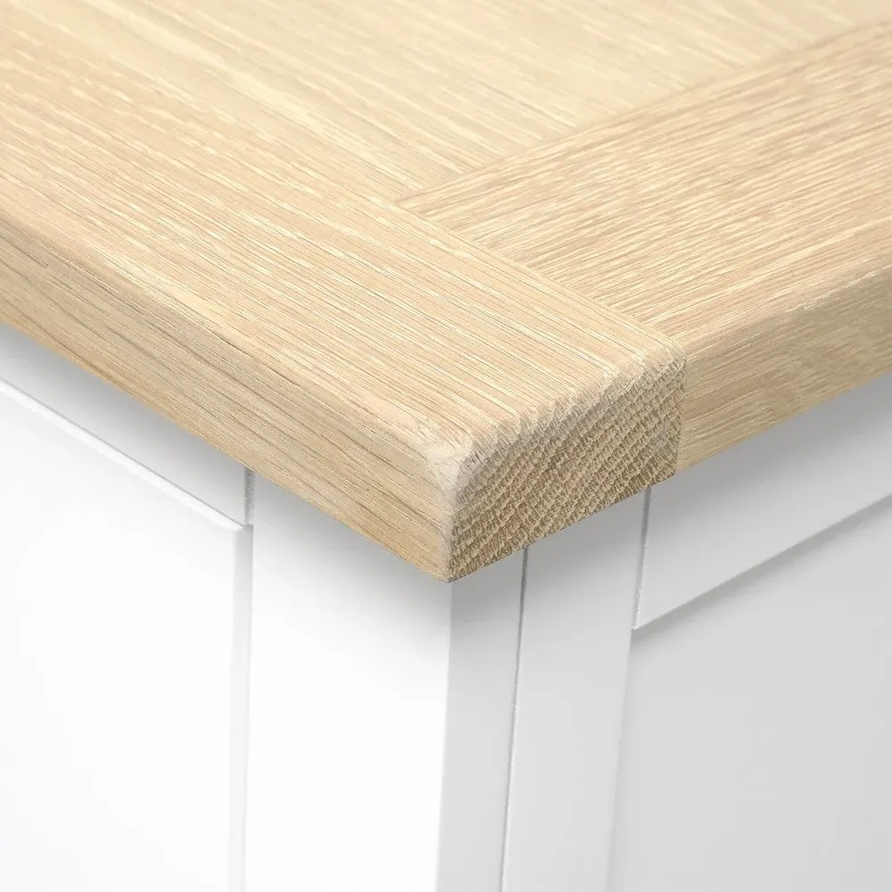 2+3 Chest of Drawers - White, Oak