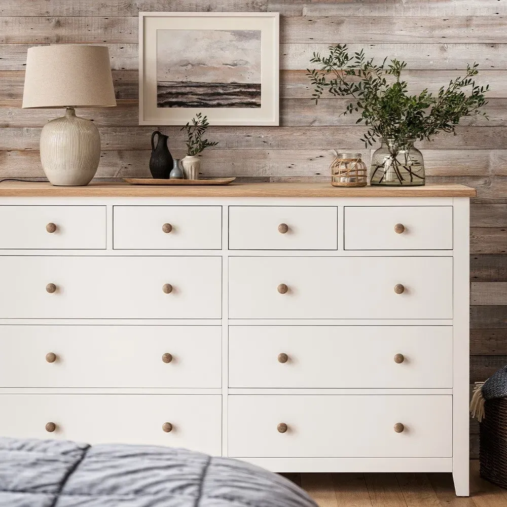 Chester 10 Drawer Chest - Pure White