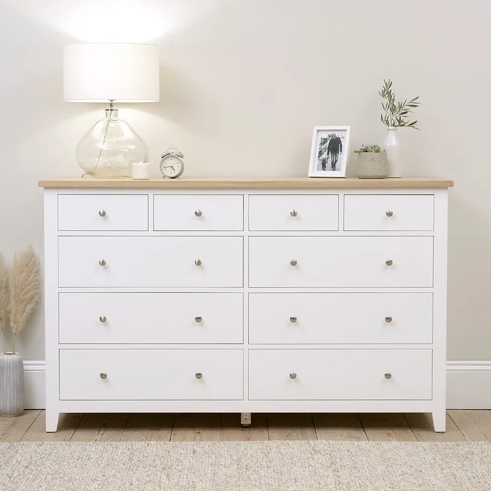 Chester 10 Drawer Chest - Pure White image