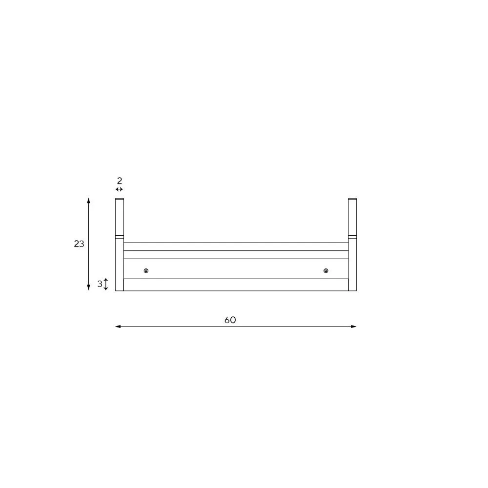 Chester 60cm Bookshelf - White