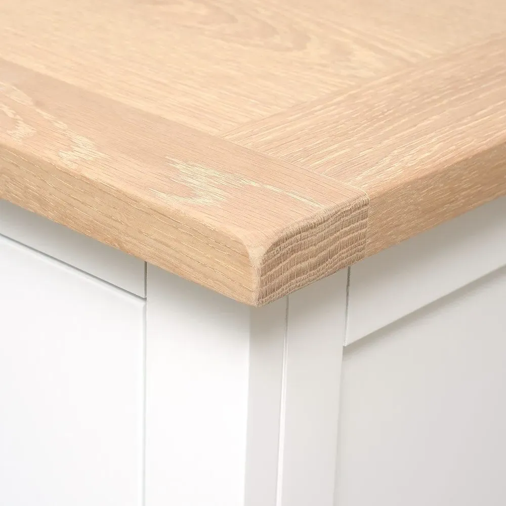 Chester 7 Drawer Chest - Pure White, Oak