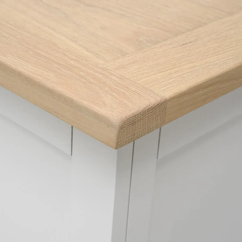 Chester Blanket Box - White, Oak