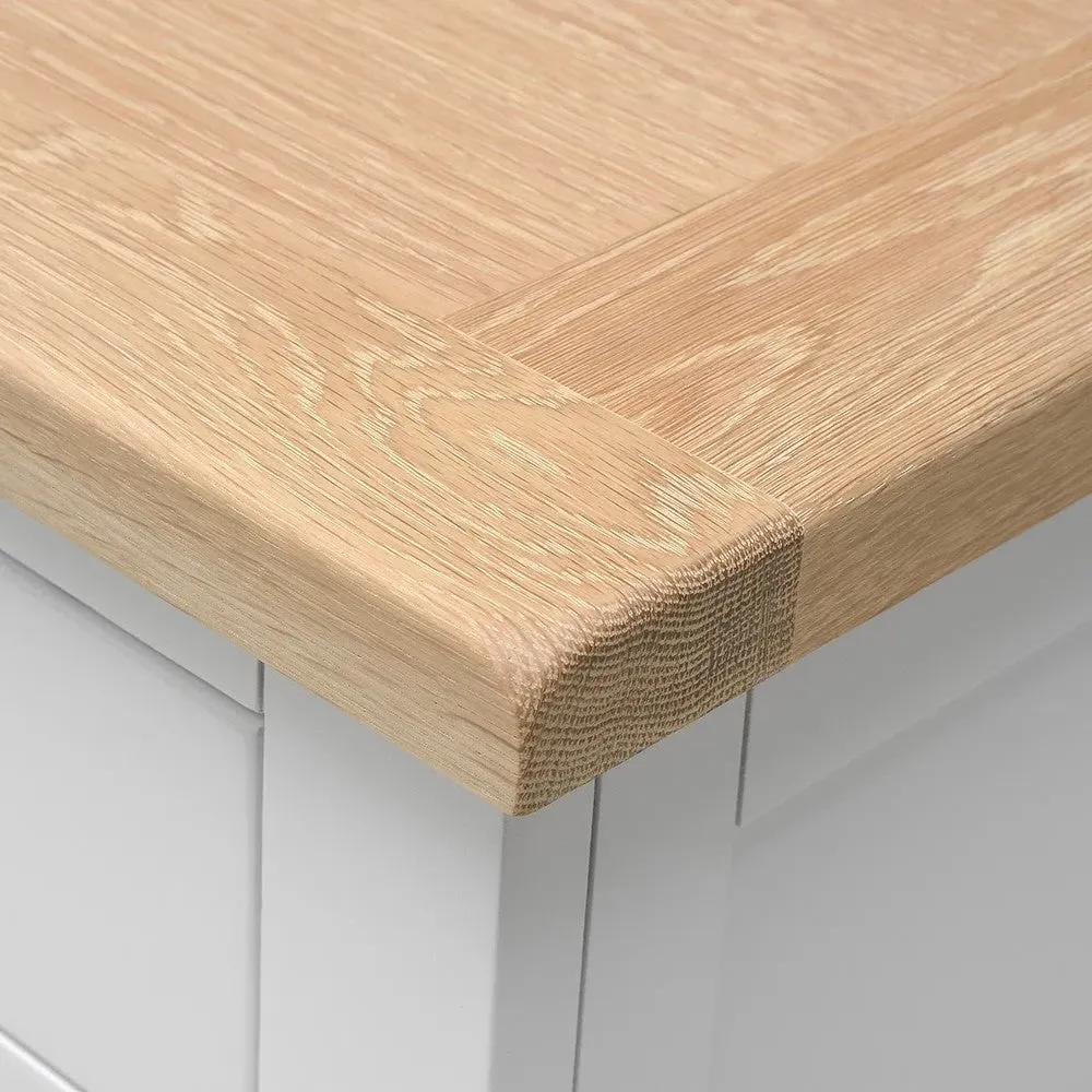 Chester Dressing Table with 6 Drawers - Pure White