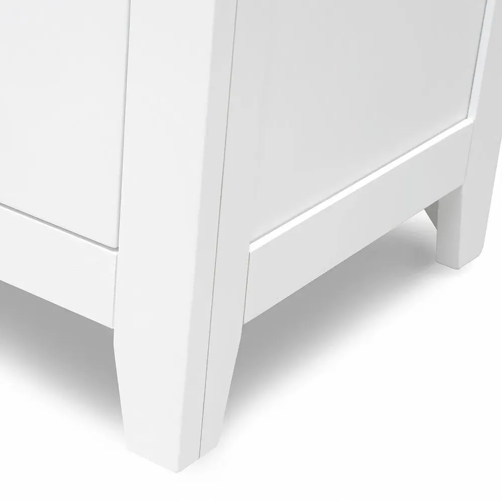 Chester Dressing Table with 6 Drawers - Pure White