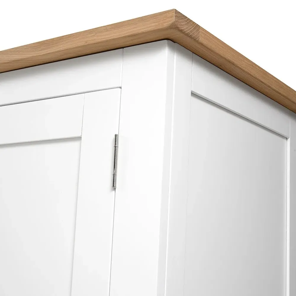 Chester Four Door Wardrobe - Pure White