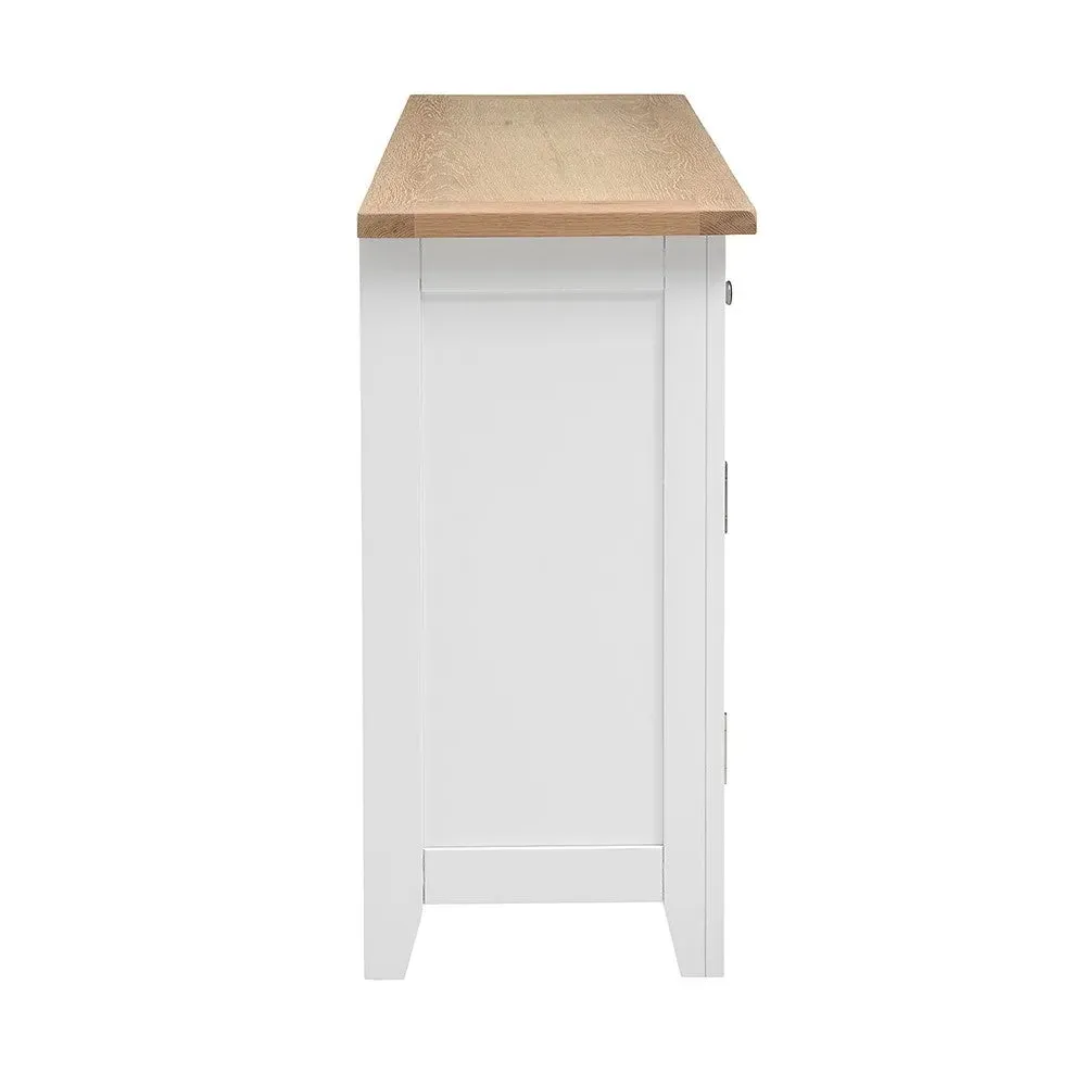 Chester Large Sideboard - White, Oak