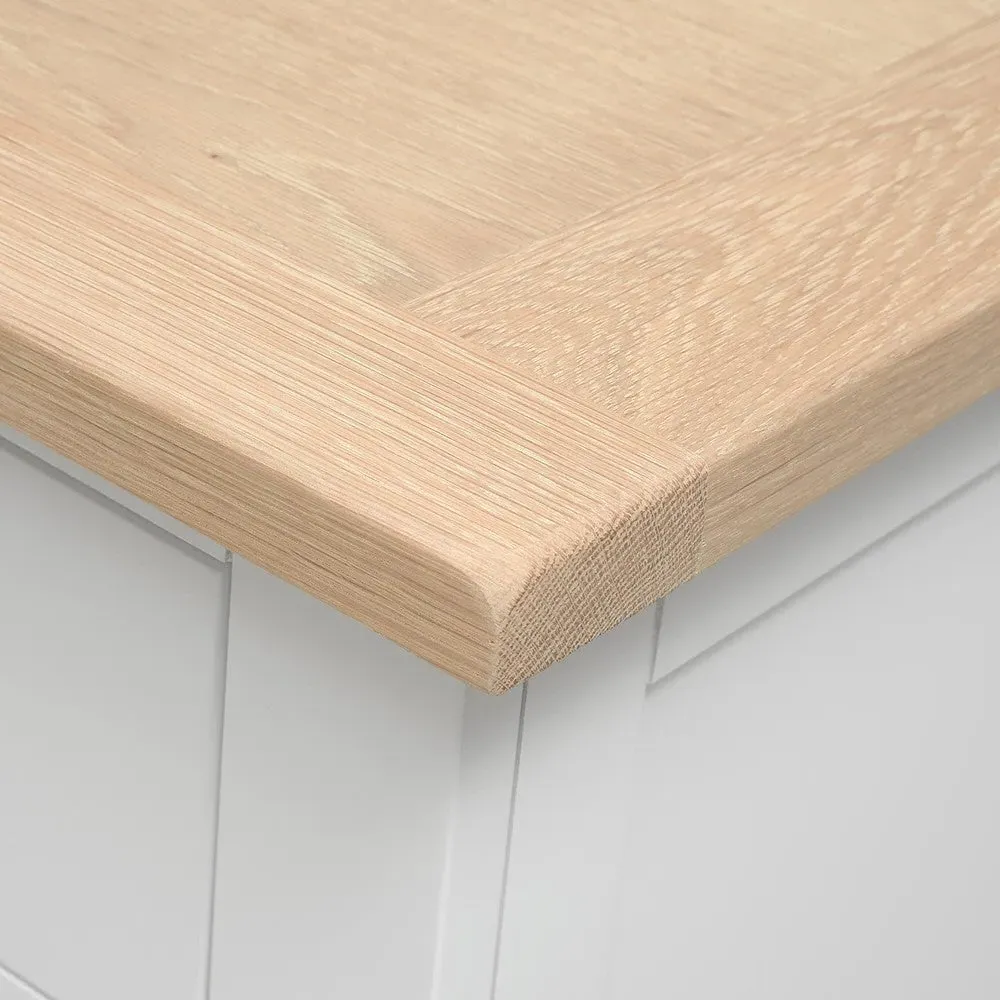 Chester Large Sideboard - White, Oak