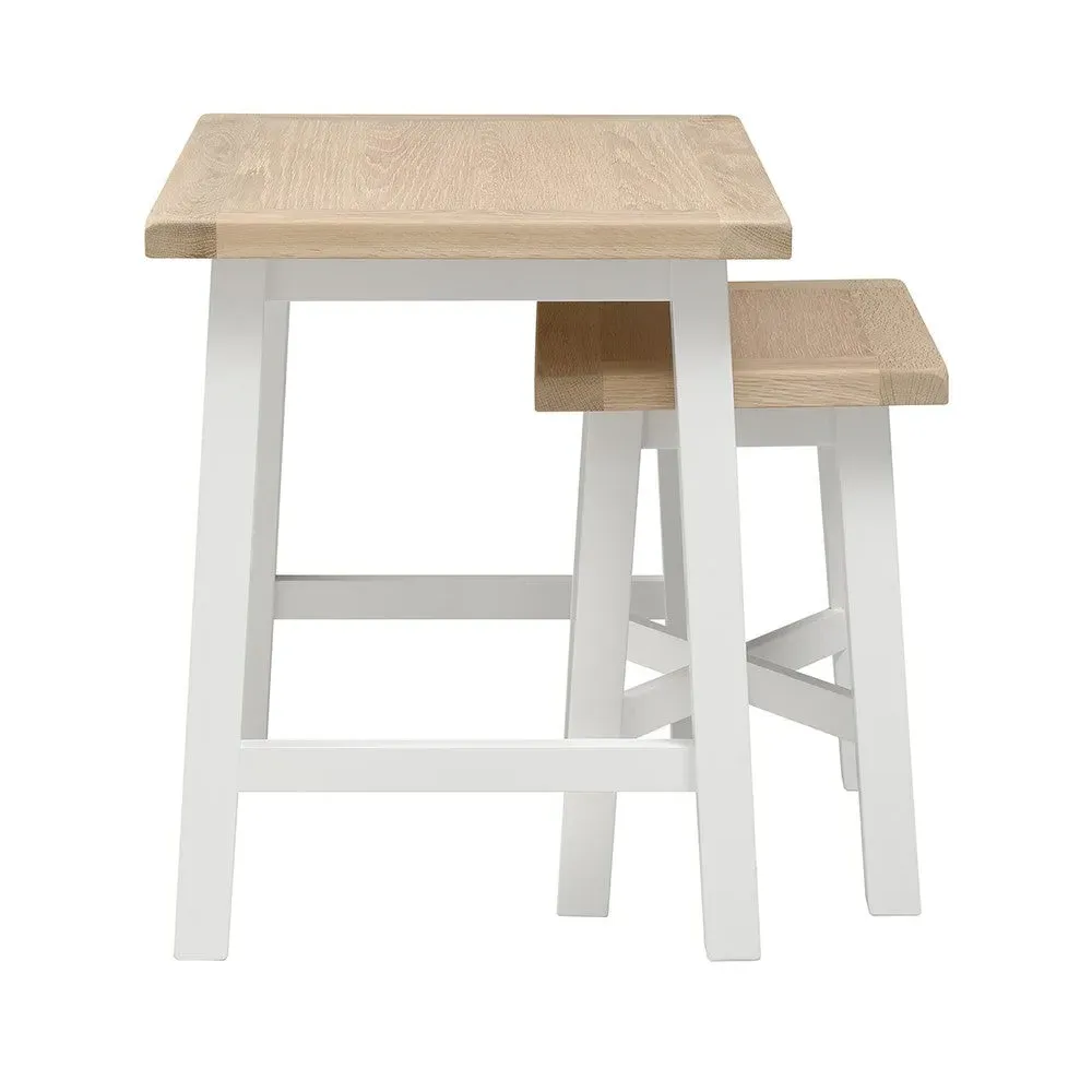 Chester Nest of Tables - White