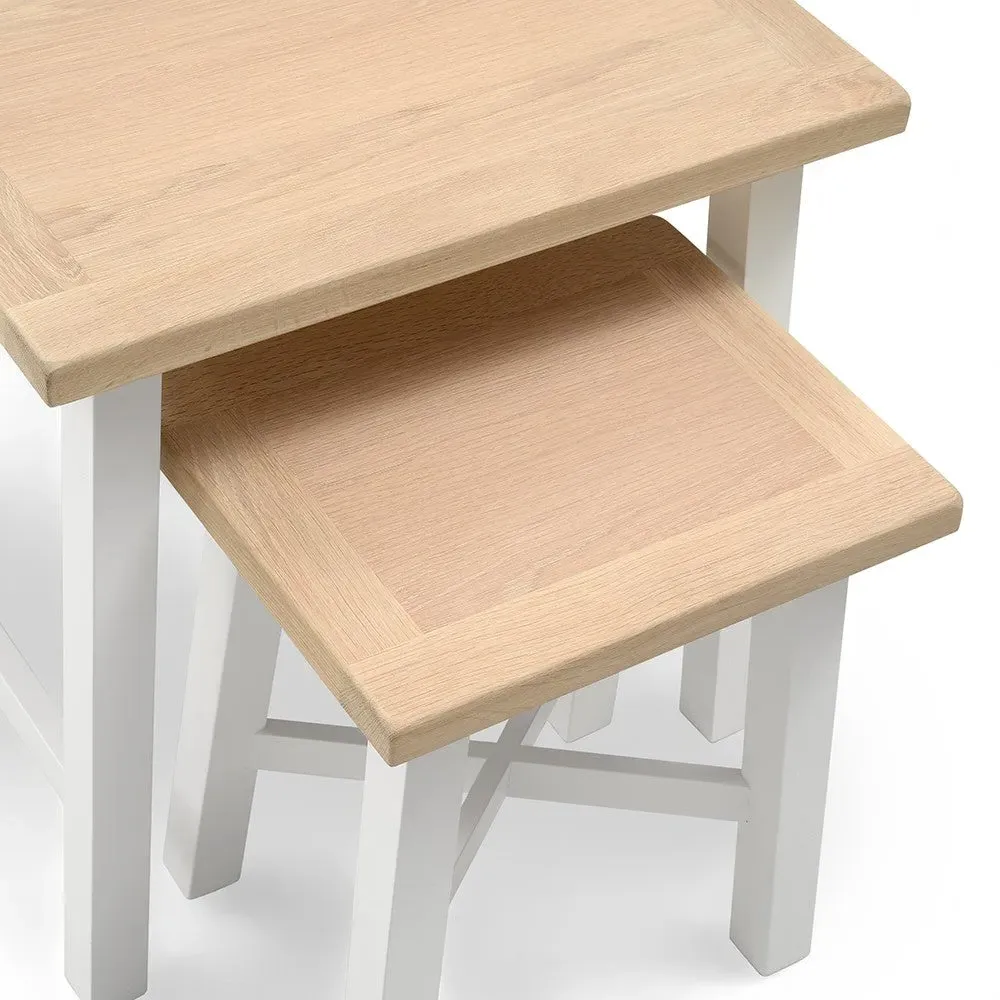 Chester Nest of Tables - White