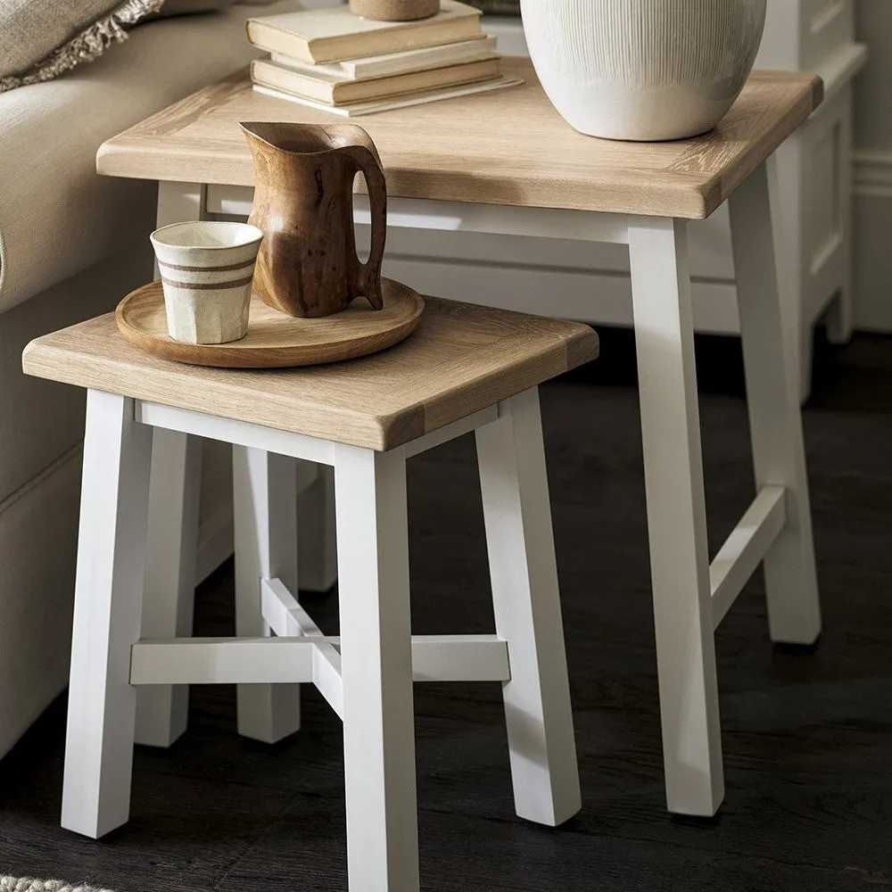 Chester Nest of Tables - White
