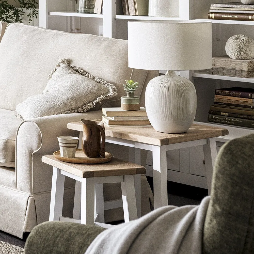 Chester Nest of Tables - White image