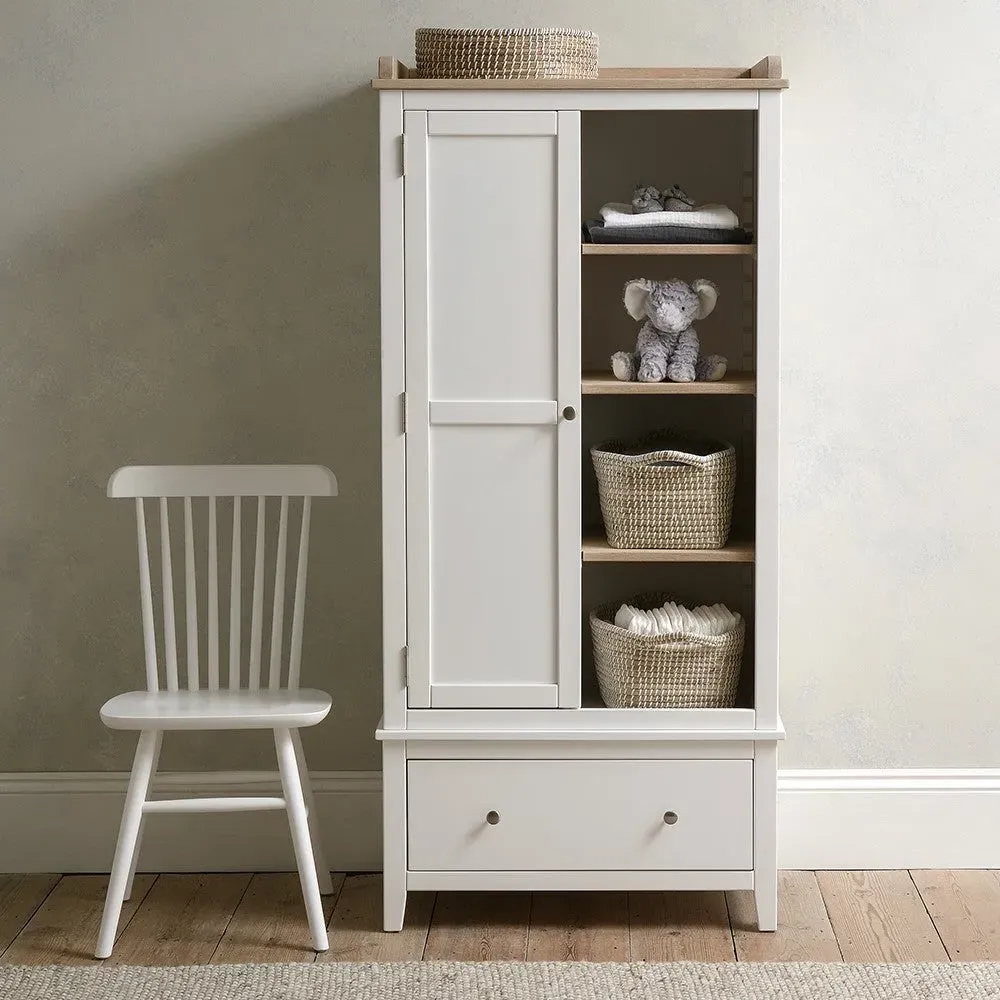 Chester Open Petite Wardrobe - White
