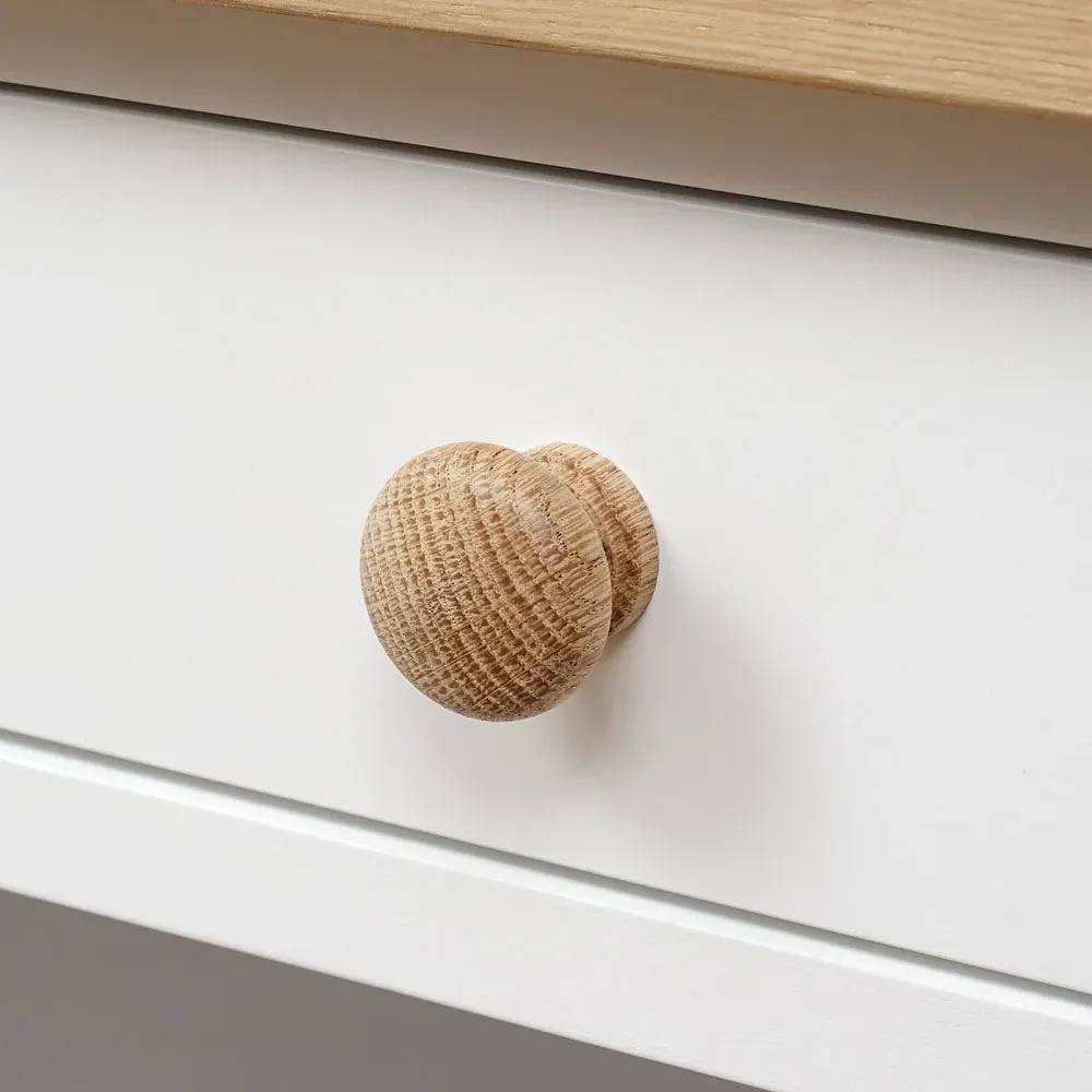 Coffee Table with Drawers - White, Oak