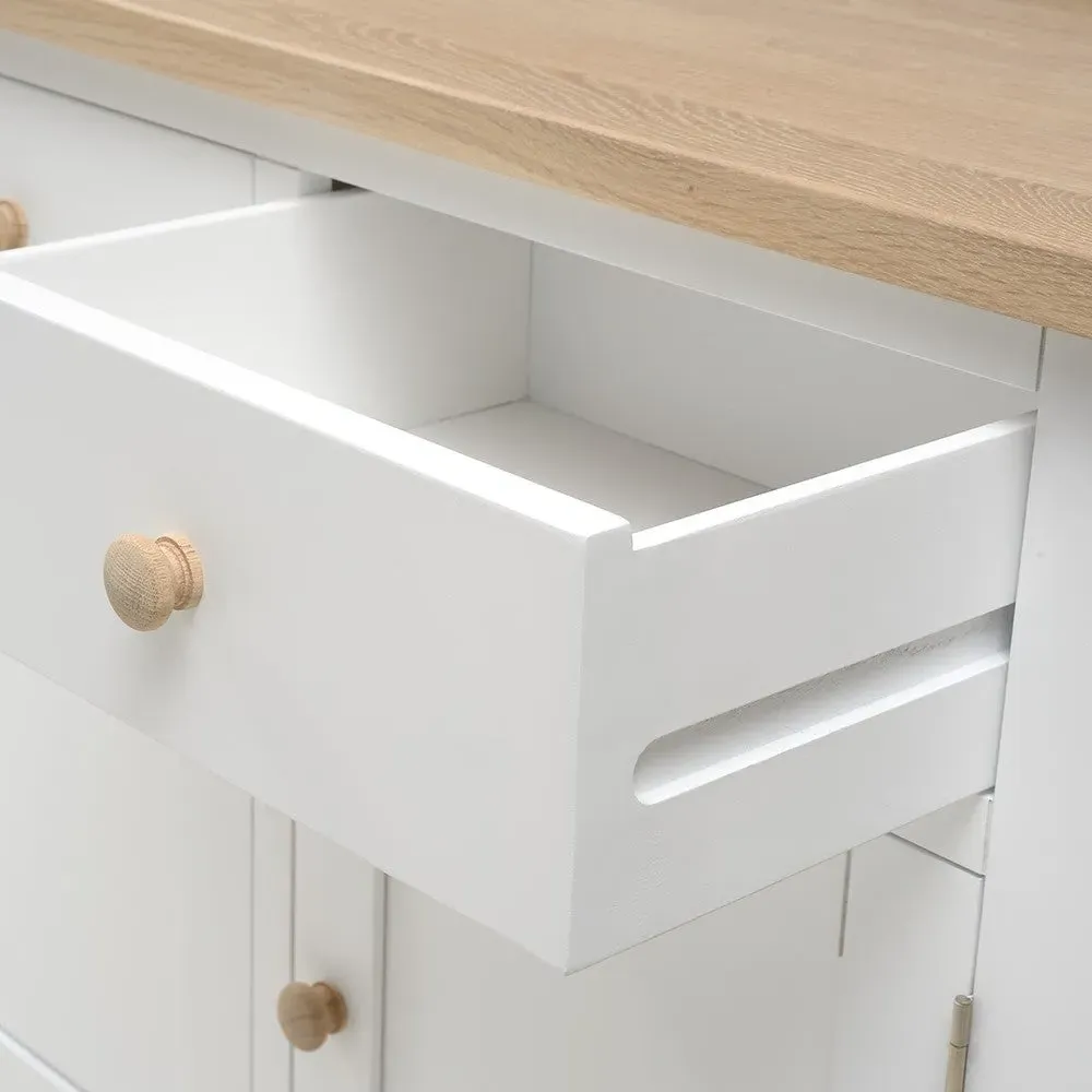 Extra Large Sideboard - White, Oak