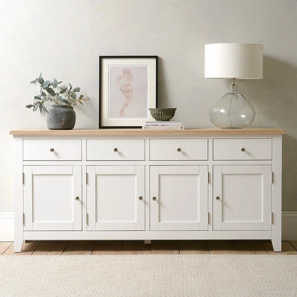 Extra Large Sideboard - White, Oak image