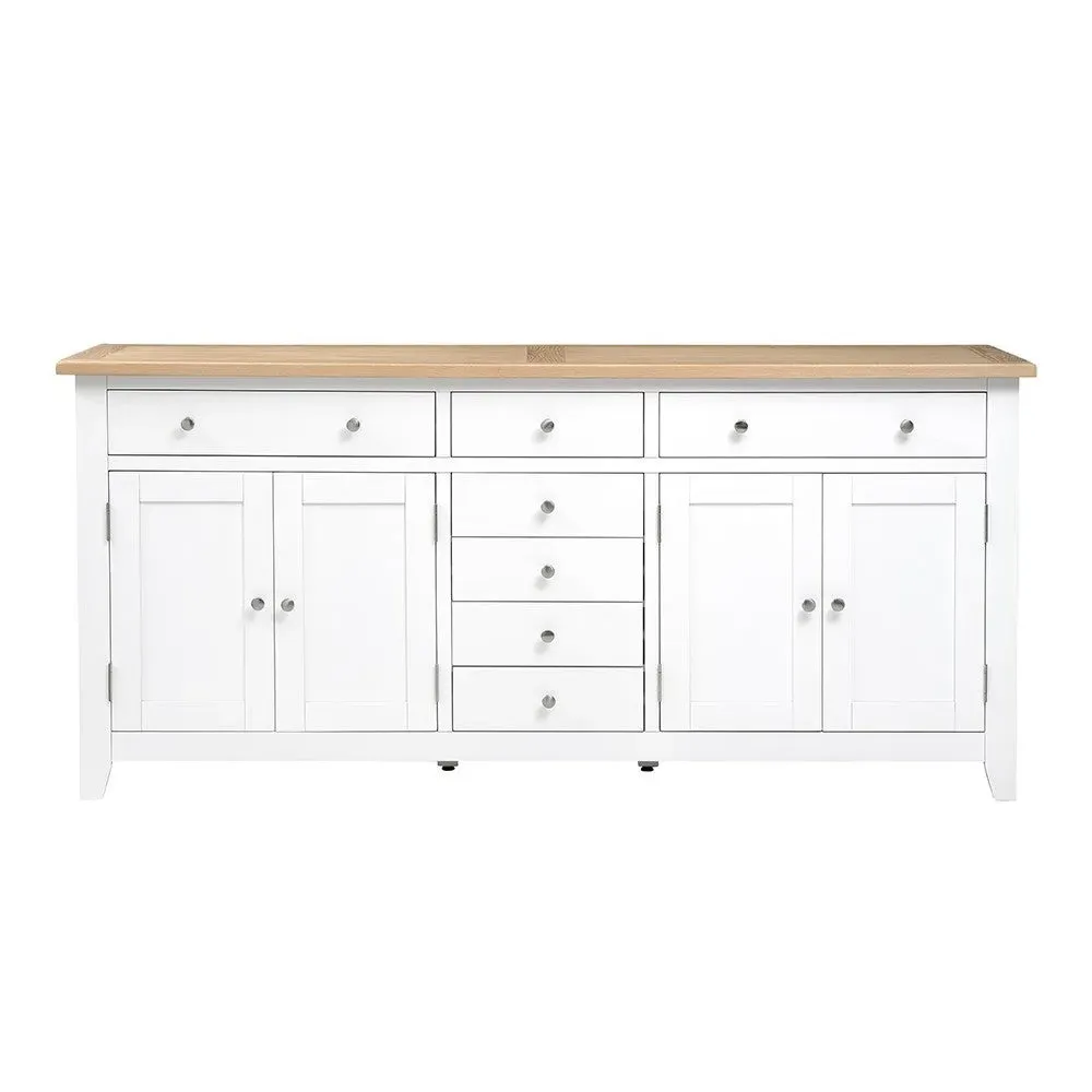 Grand Sideboard - White, Oak