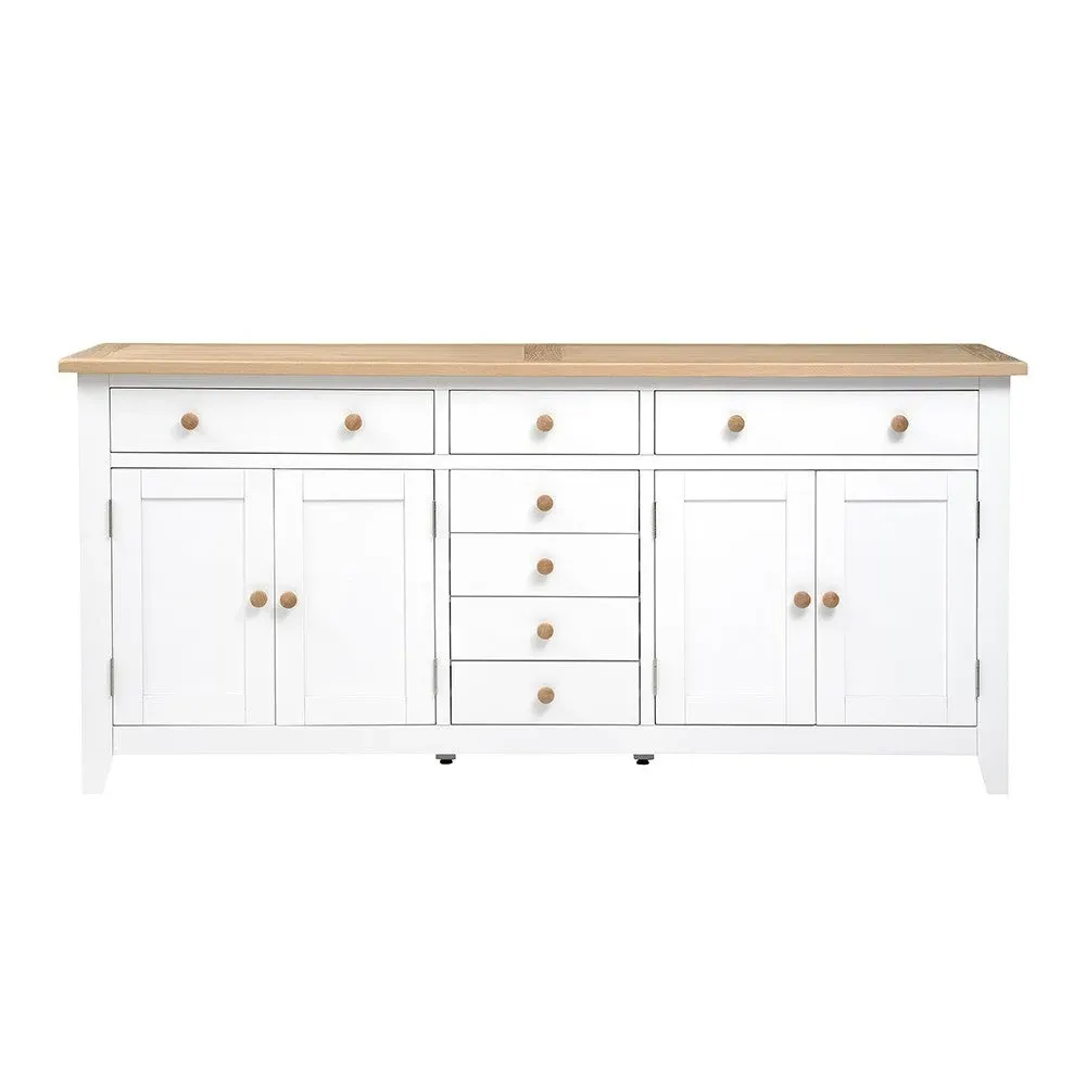 Grand Sideboard - White, Oak