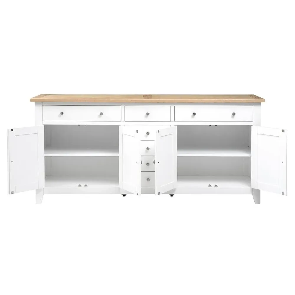 Grand Sideboard - White, Oak