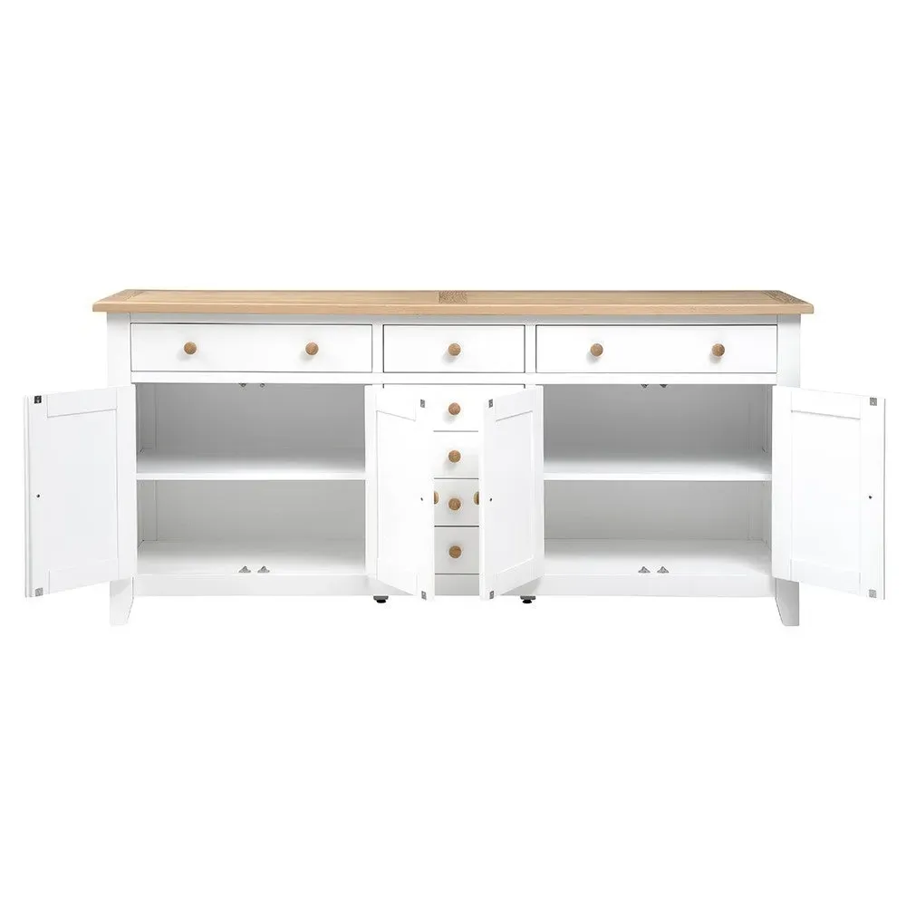 Grand Sideboard - White, Oak