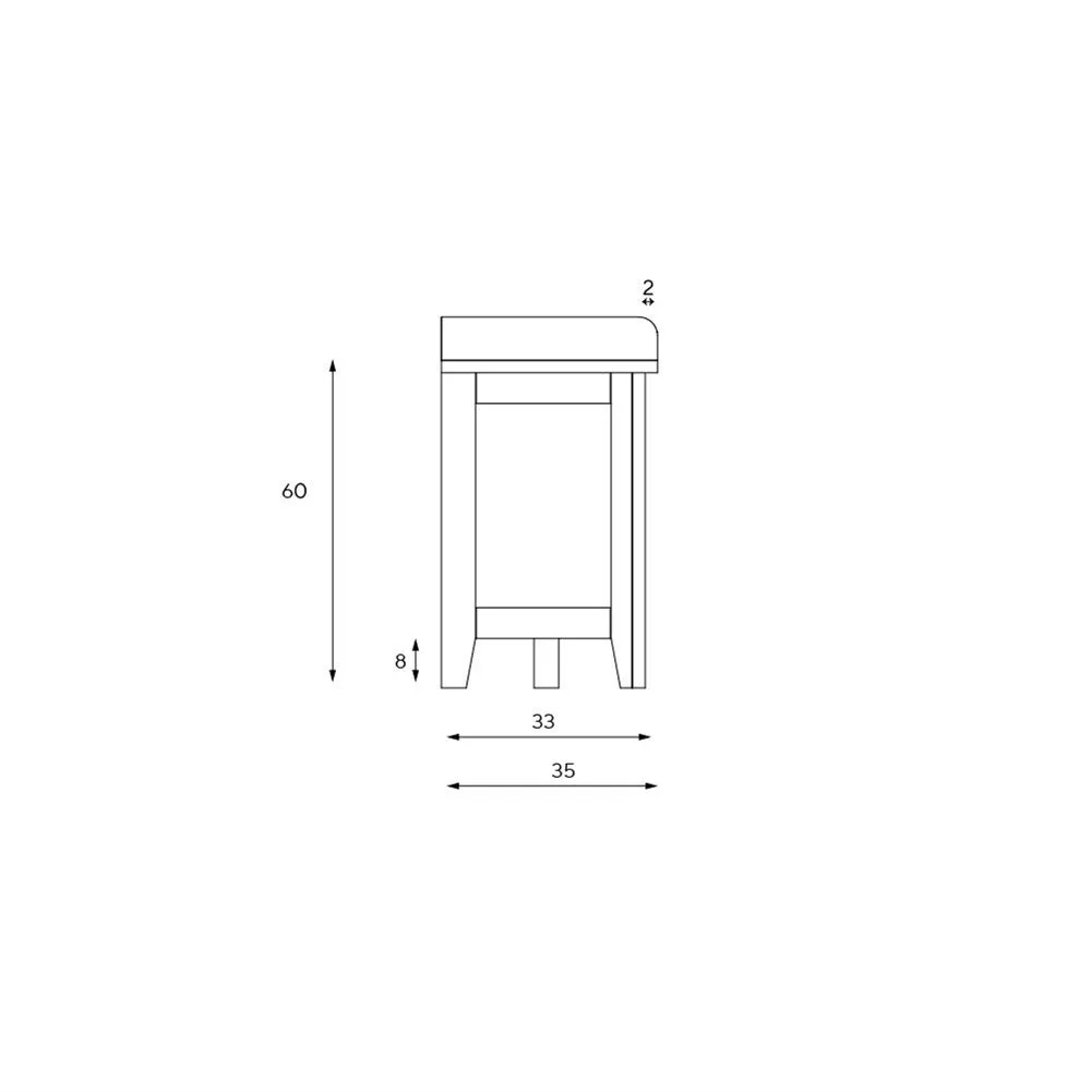 Large Shoe Storage Bench - White, Oak