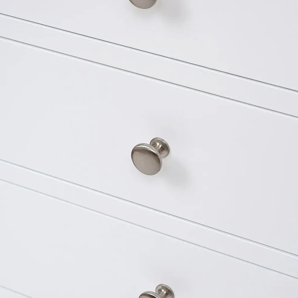 Set of 2 Jumbo Bedside Tables - White, Oak