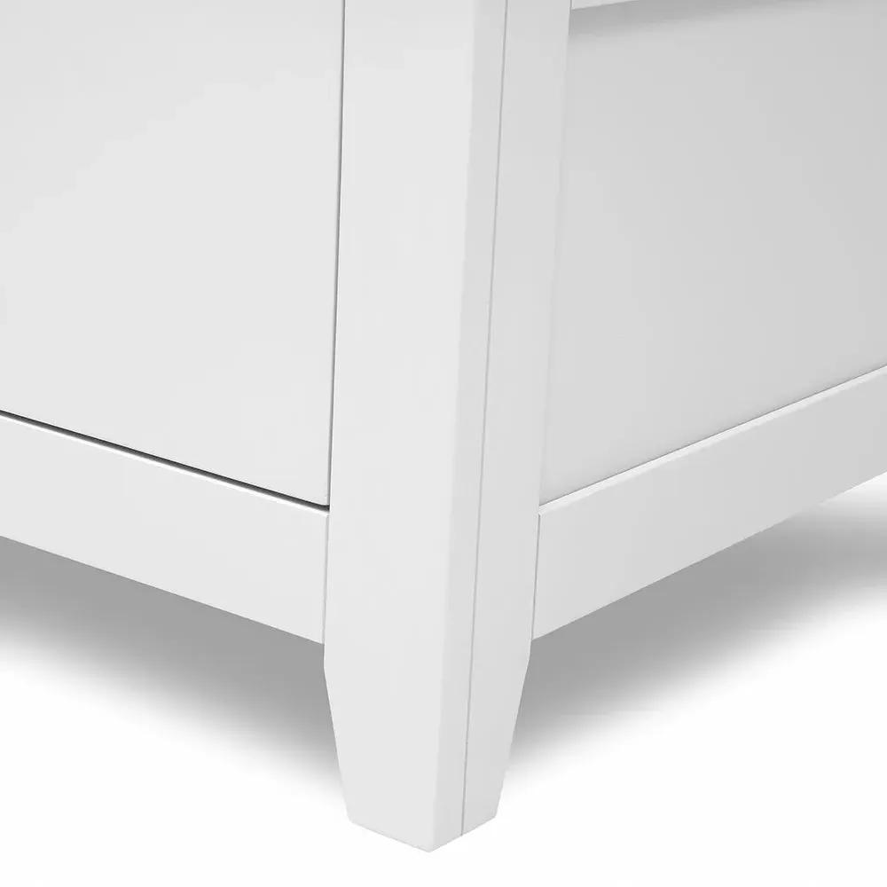 Single Wardrobe - White, Oak