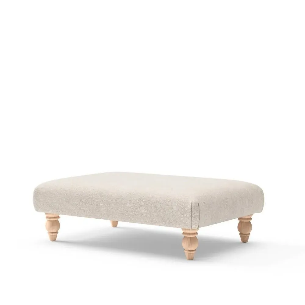 Rectangular Footstool - Natural, House Weave