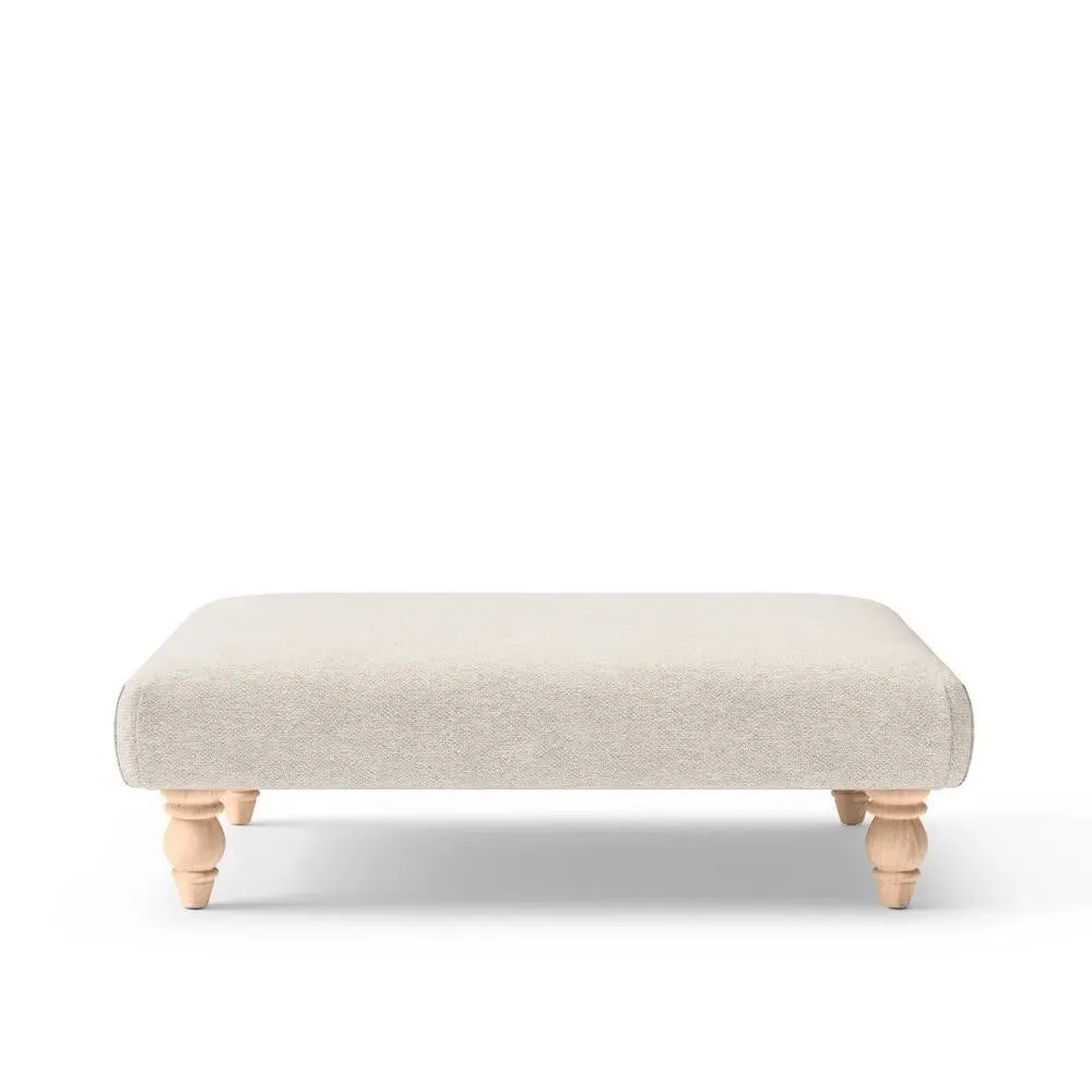 Rectangular Footstool - Natural, House Weave image