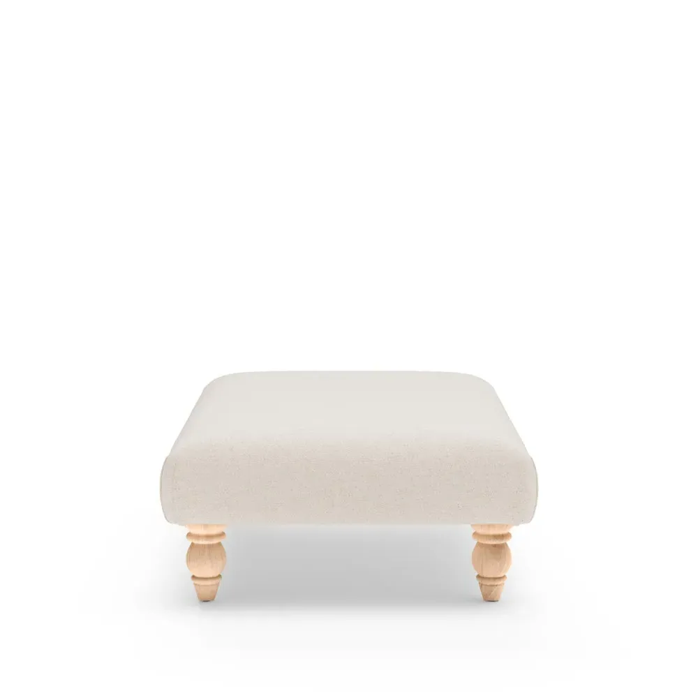 Rectangular Footstool - Natural, Rustic Weave