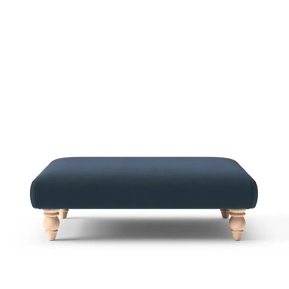 Rectangular Footstool - Night Sky, Velvet
