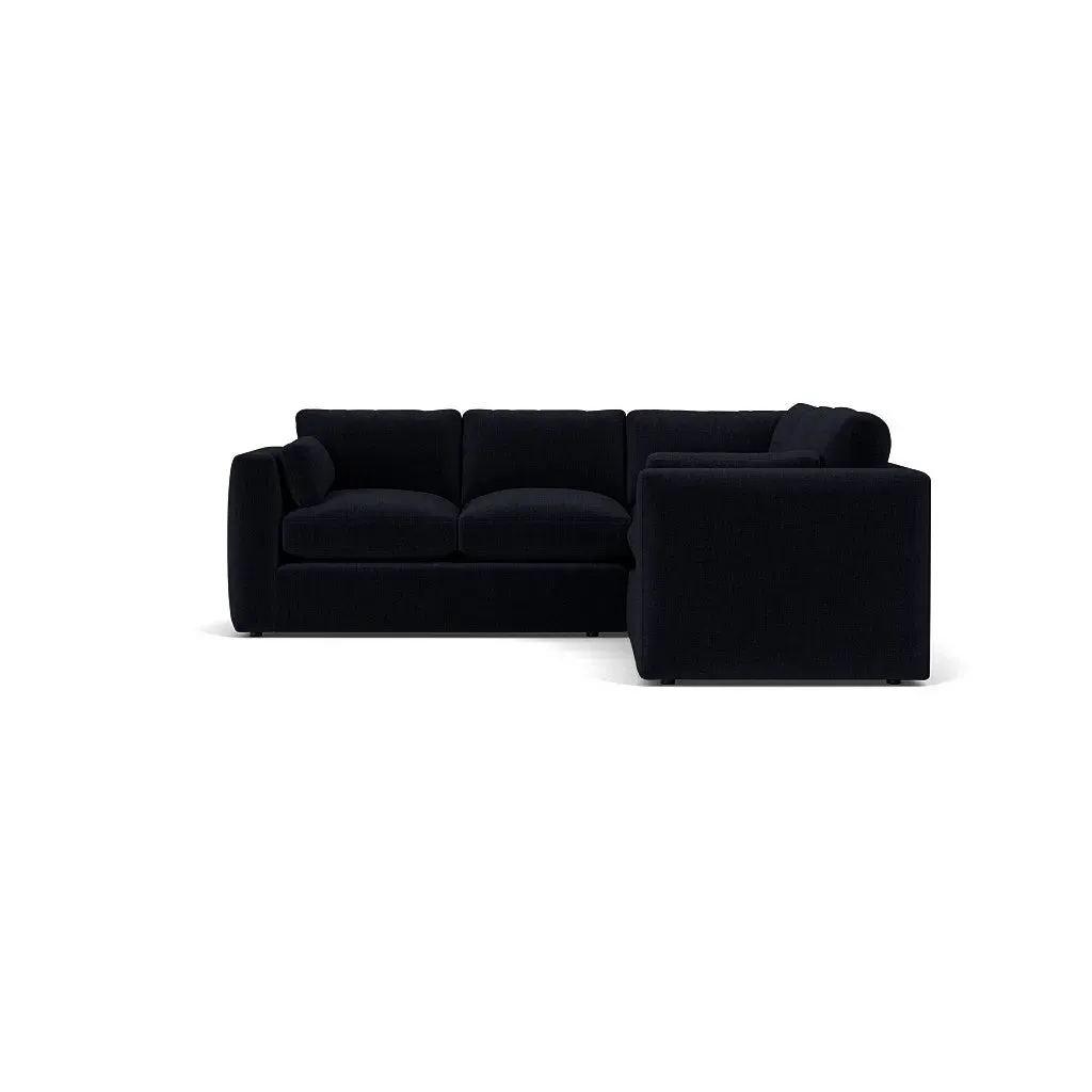 Clarke Compact Corner Sofa - Ink, Eco Chenille