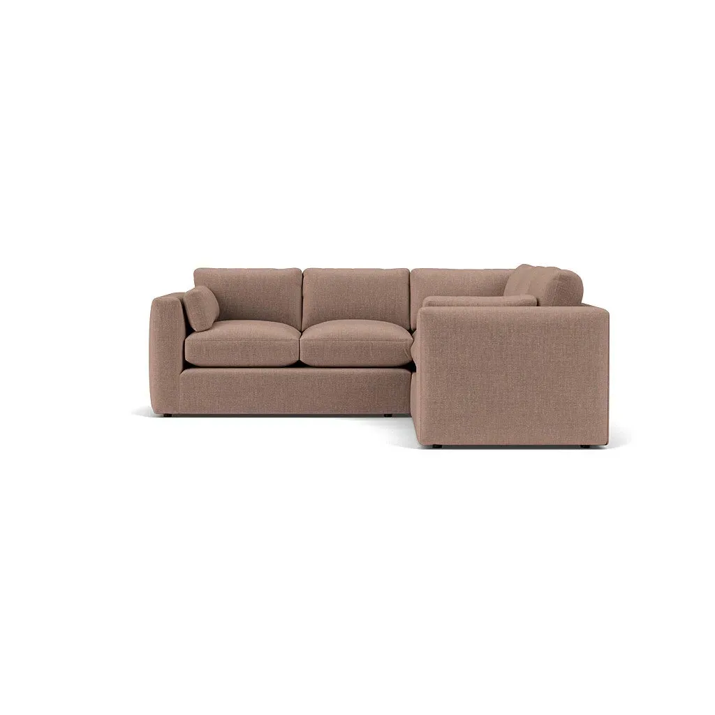 Clarke Corner Sofa - Dusky Rose, Eco Chenille