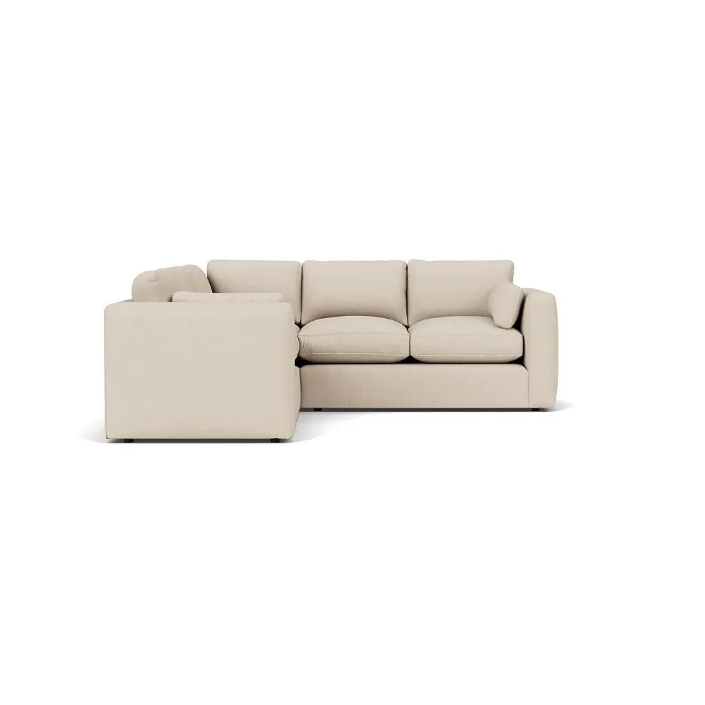 Clarke Corner Sofa - Lily White, Linen Mix