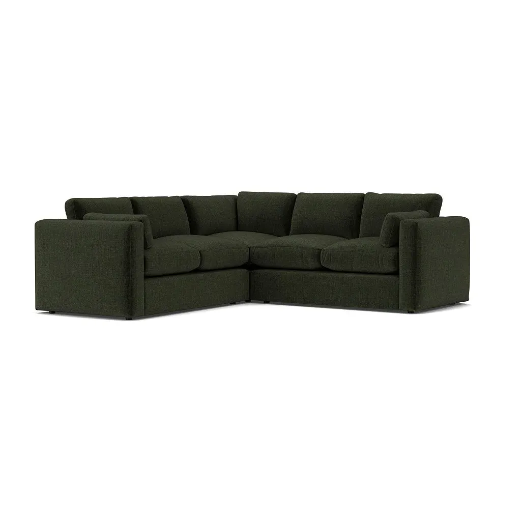 Clarke Corner Sofa - Moss, Eco Chenille
