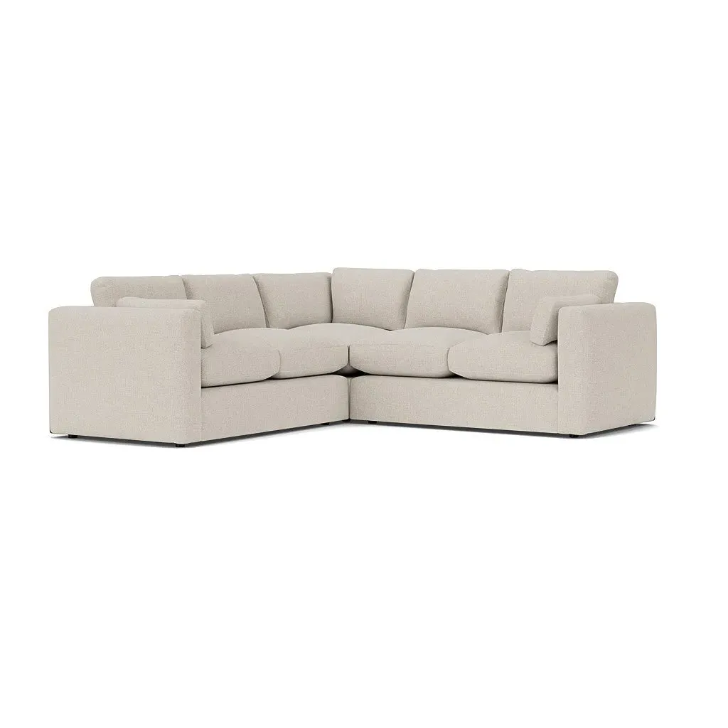 Clarke Corner Sofa - Natural, Aquaclean Oxford