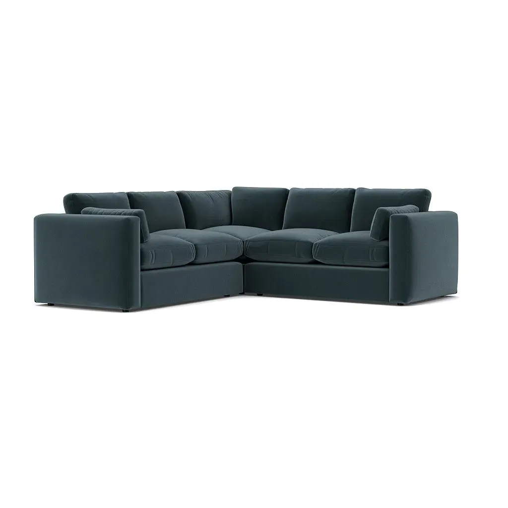 Clarke Corner Sofa - Night Sky, Matt Velvet